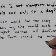 Fixed Viewport Width Mobile Web Development
