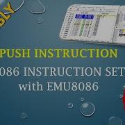 PUSH POP Instruction 8086 Instruction Set With Emu8086 PUSH POP Example In Emu8086