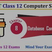 Chapter 8 Database Concepts Introduction To File System Limitations NCERT Class 12 Computer