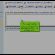 Running SQL Query On Databases With PhpMyAdmin