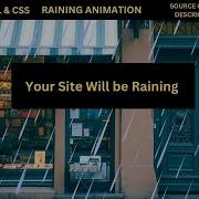 How To Create Rain CSS Animation Project With HTML And CSS Best CSS Projects In 2024