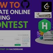 How To Create Contest Online Hackerrank Coding Platform