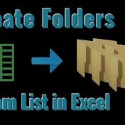 Creating Folders From Excel Python