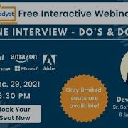 Online Interview Do S And Don Ts Devang Sharma Edyst