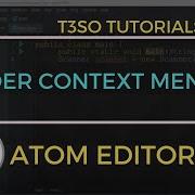 How To Hide In Folder Context Menus In Atom Editor