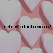Adore Did I Tell U That I Miss U Lyric Video