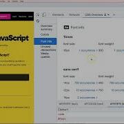 Chrome DevTools CSS Overview