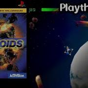 Asteroids PS1 Playthrough 1080p Original Console Composite Video No Commentary