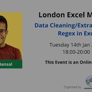 Очистка извлечение данных с помощью регулярных выражений в Excel Сумит Бансал