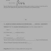 Multivariable Calculus And Probability 7 1 Review Of Random Variables And Distributions 1 Of 4