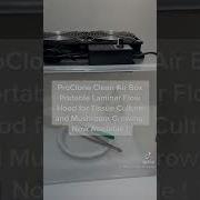ProClone Clean Air Box Portable Laminar Flow Hood For Tissue Culture And Mushrooms