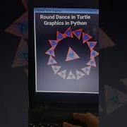 How To Make Round Dance In Turtle Graphics In Python 4 ConciseCoder Shorts