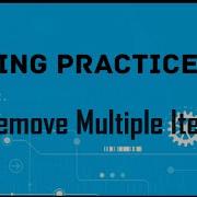 Coding Practice 27 Remove Multiple Items Nxtwave Coding Nextwave Python Ccbp Ccbp4 List