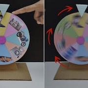 How To Make A Cardboard Spinning Wheel Prize Wheel DIY Wheel