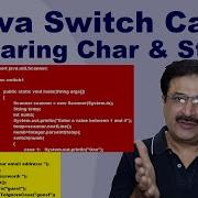 Switch Case In Java Example Compare String In Java Char Equality Java Java Lecture 3