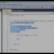 For Next Loop In Visual Basic Tutorial With A List Box VB Net Algorithm