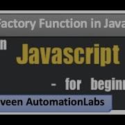 Factory Function In JavaScript Part 5