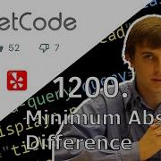 LeetCode 1200 Minimum Absolute Difference Algorithm Explained