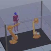 ABB Robotics IRB 4600 Fencing Simulation