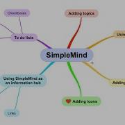 Как создать интеллект карту с помощью SimpleMind