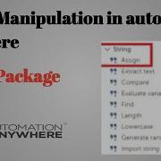 Text Manipulation In Automation Anywhere A Complete Guide Stringmanipulation String Package A360