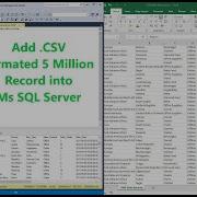 How To Import CSV File To MS SQL Server Database