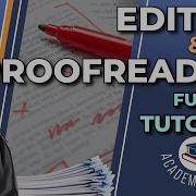 How To EDIT And PROOFREAD Your Writing Full Tutorial