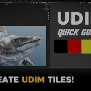 How To Easily Create A UDIM Tile 3dmodeling Udims Texture UV Tutorial Blender Blender3d