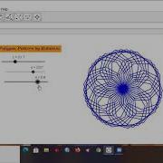 Polygon Pattern By Rotation Using GeoGebra