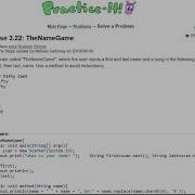 Java Practice It 3 22 TheNameGame Method Basics Scanner Scan Next String Replace CharAt