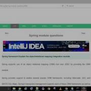 Spring Framework Explain The Object Relational Mapping Integration Module Javapedia Net