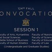 2025 Fall Convocation Session 1