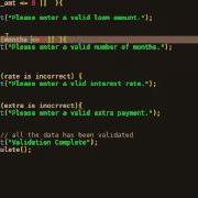 Javascript Loan Calculator Part 4 Validate User Data