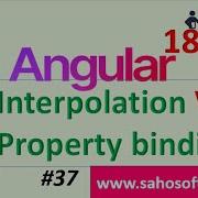 Interpolation Vs Property Binding Data Binding In Angular Angular 18 Tutorials In Hindi