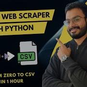 Python Web Scraper Project Python Project For Beginners Build A Scraper Save To CSV In 1 Hour