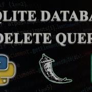 Delete Query With SQLite Database Using Flask Tamil