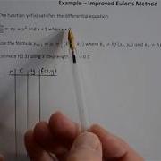 Improved Euler S Method Pen And Paper Example
