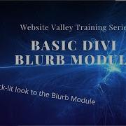 How To Make A Back Lit Blurb Module With Divi