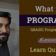 What Is Program Programming Language Lesson 1 QBASIC