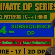 L17 Subsequences DP Distinct Subsequences LeetCode 115 Recursion Memoization Tabulation