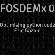 Optimizing Python Code