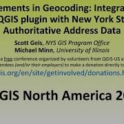 Advancements In Geocoding Integrating The MMQGIS Plugin With New York State S Authoritative Address
