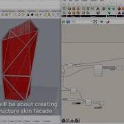 Folded Skin Facade Grasshopper Tutorial Using Weaverbird And Lunchbox