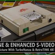 PC Engine Enhanced S Video TurboNanza Mod On The RetroTINK 4K RGB331 MY LIFE IN GAMING