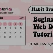 Learn By Coding A Kawaii Habit Tracker With HTML CSS Javascript Beginner Web Dev Tutorial
