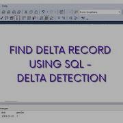 SQL Delta Records In SQL Difference Between Two Tables Using SQL Delta Record Using 3 Method