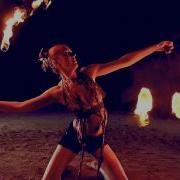Fire Dancing Duet Poi And Fire Fans