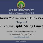 45 PHP Chunk Split String Function