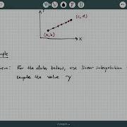 Linear Algebra Video 3 Linear Interpolation Background And Example