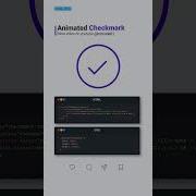 Easy HTML CSS Animated Checkmark Tutorial Quick Web Dev Hack Shorts Html Cssanimation Css